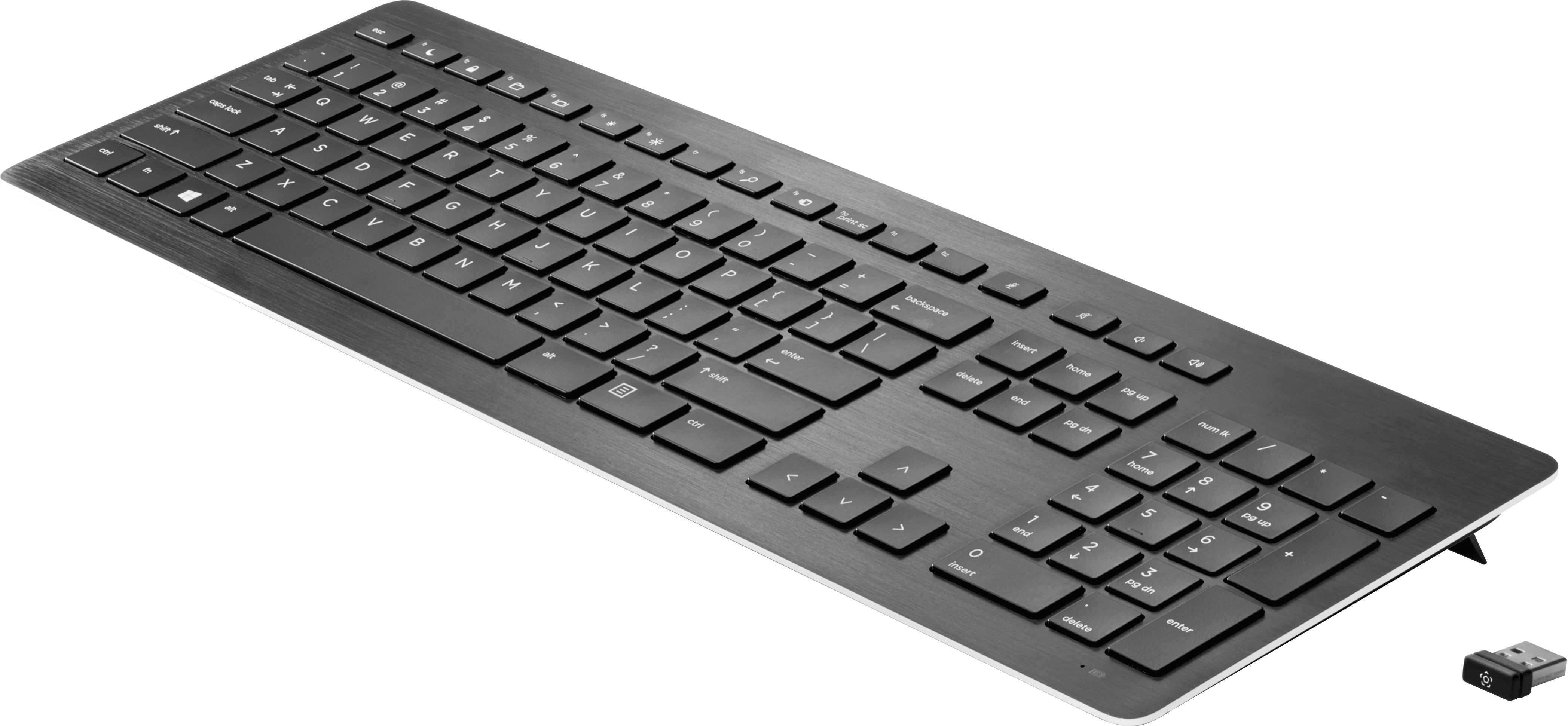 HP Clavier domestique sans fil RF espagnol noir 917665-071