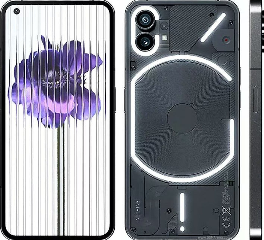 Nothing Phone (1) 16.6 cm (6.55") Dual SIM 5G USB Type-C 8 GB 256 GB 4500 mAh Black A10400007