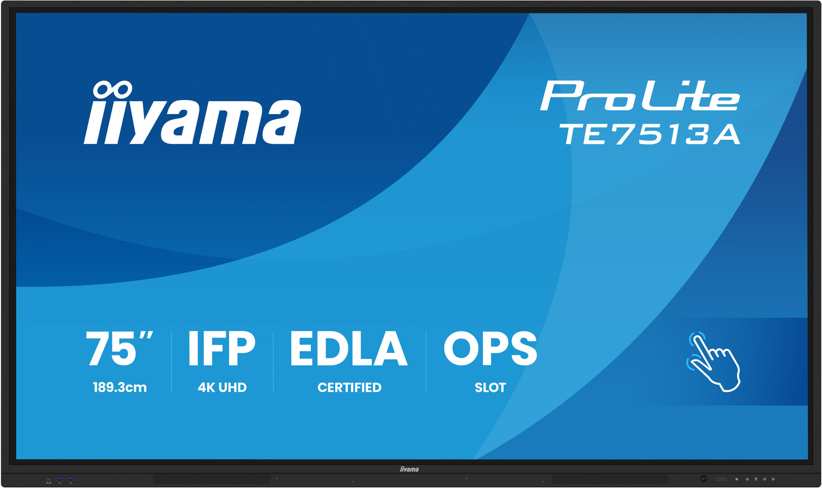 IIYAMA 75" IIWARE21E Android 14 8/128 Go TE7513A-B1AG