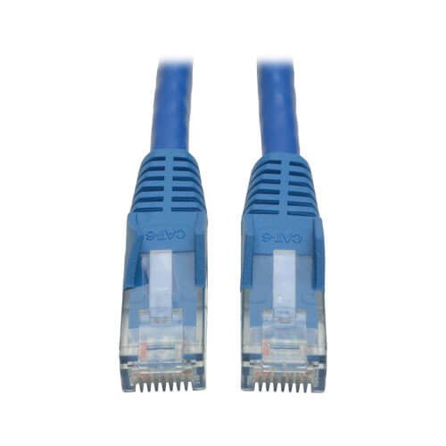EATON CAT6 Gigabi Ethernet - kabel (RJ45 M/M) Blauw 0,31 cm 50 stuks N201 - 001 - BL50BP - Compridis