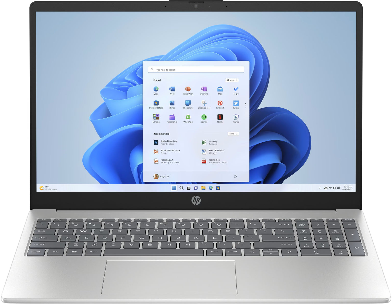 HP 15-FD0833ND 15.6" i5-1235U 8Go 512Go QWERTY US A2LR6EA#ABH