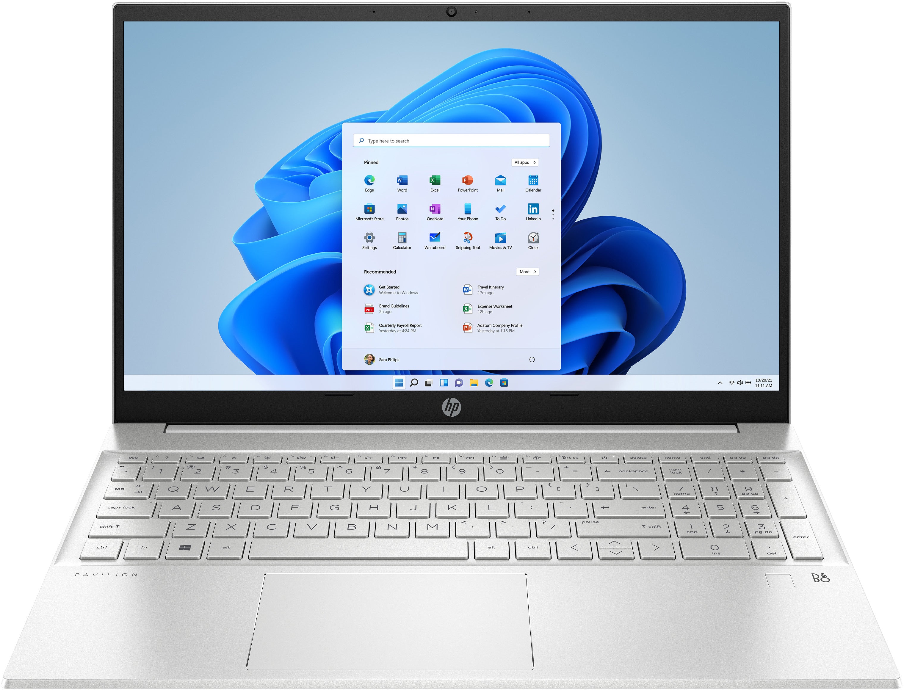 HP Pavilion 15 i7-1255U 16 Go 512 Go 15,6" W11H QWERTY US 8A767EA#ABH