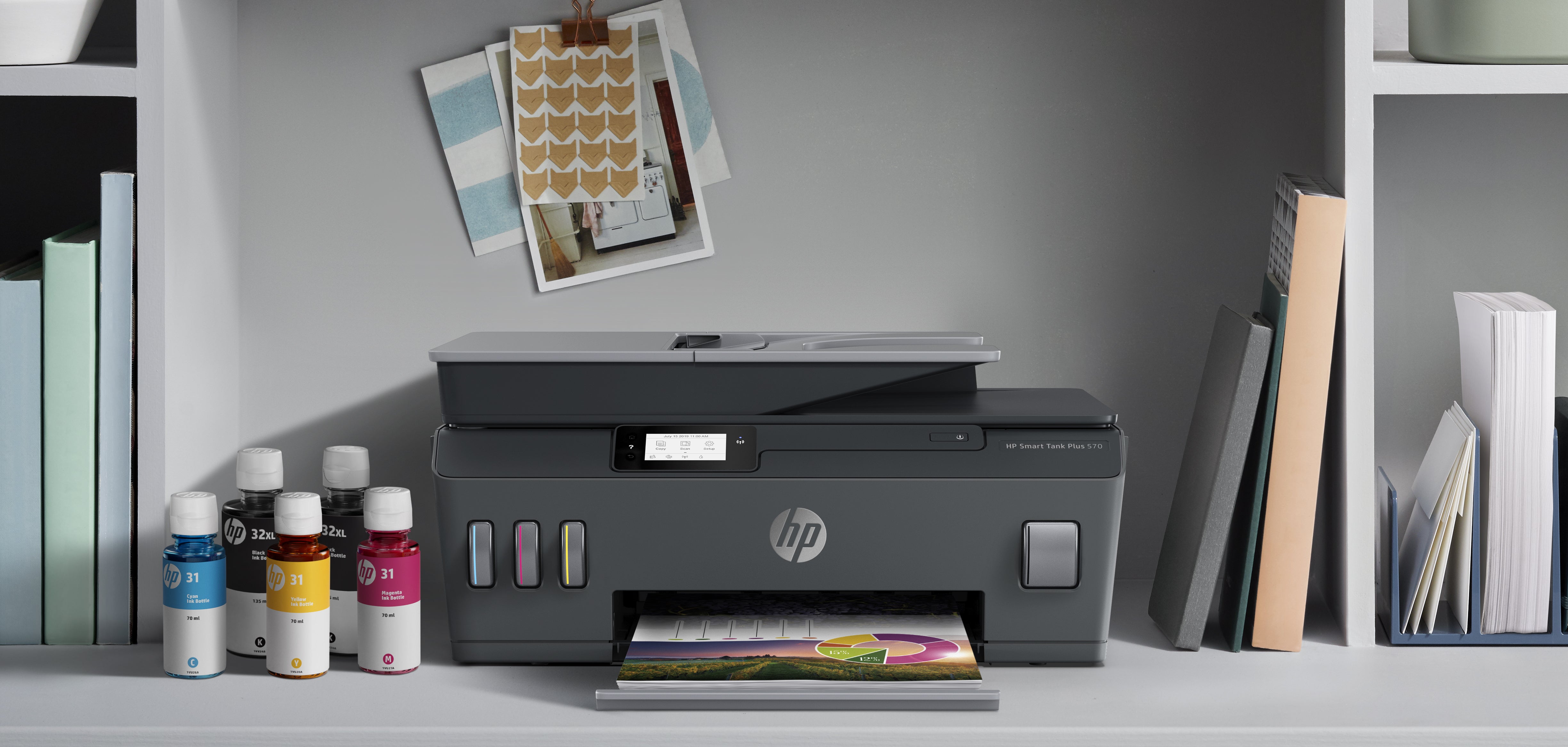 HP Smart Tank 530 Wireless All-in-One A jet d'encre thermique A4 4800 x 1200 DPI 11 ppm Wifi 4SB24A#BEW