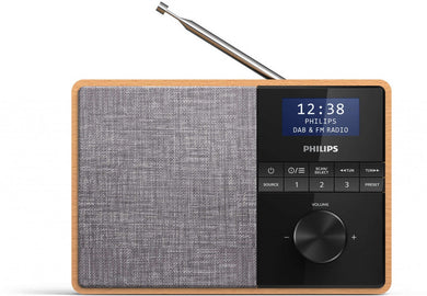 Philips TAR5505/10 radio Portable Digital Black, Grey, Wood TAR5505/10