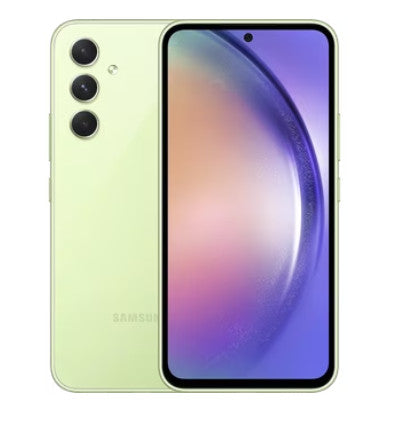 Samsung Galaxy A54 5G 16,3 cm (6.4") Double SIM hybride Android 13 USB Type-C 8 Go 128 Go 5000 mAh Citron vert SM-A546BLGCEUB