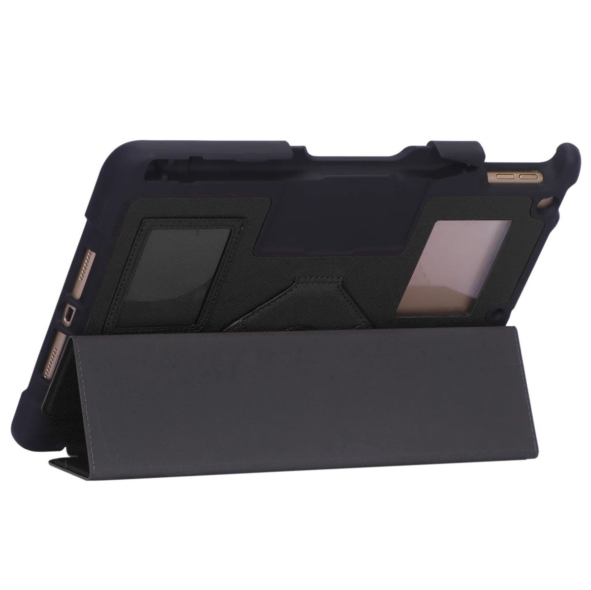 NutKase NK BumpKase met stylushouder voor iPad NKLG612 (zwart) NK114B-EL-SHM-CS-NKLG612 - Compridis