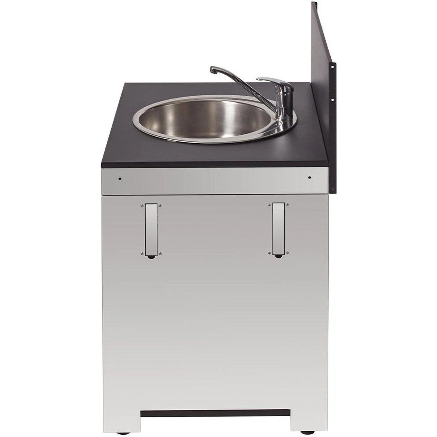 pyramis Eno spoelbak, zwart en roestvrij staal PMOD8503 - Compridis