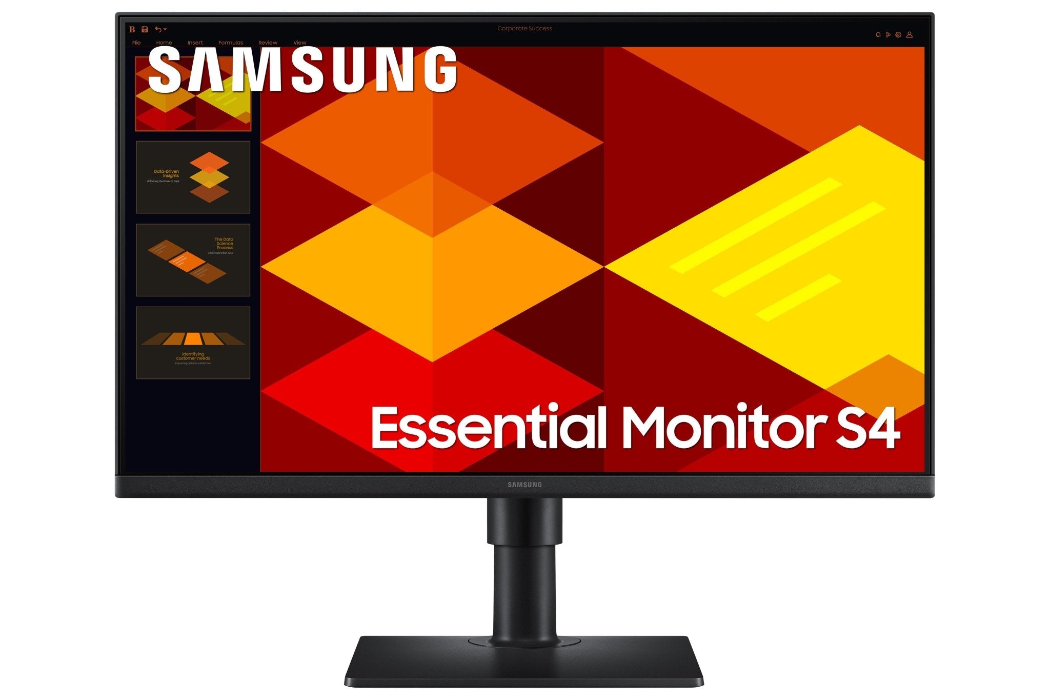 Samsung 27" Essential Monitor S4 S40GD Full HD LS27D402GAUXEN - Compridis