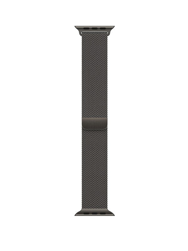 Metalen smartwatch bandje grijs