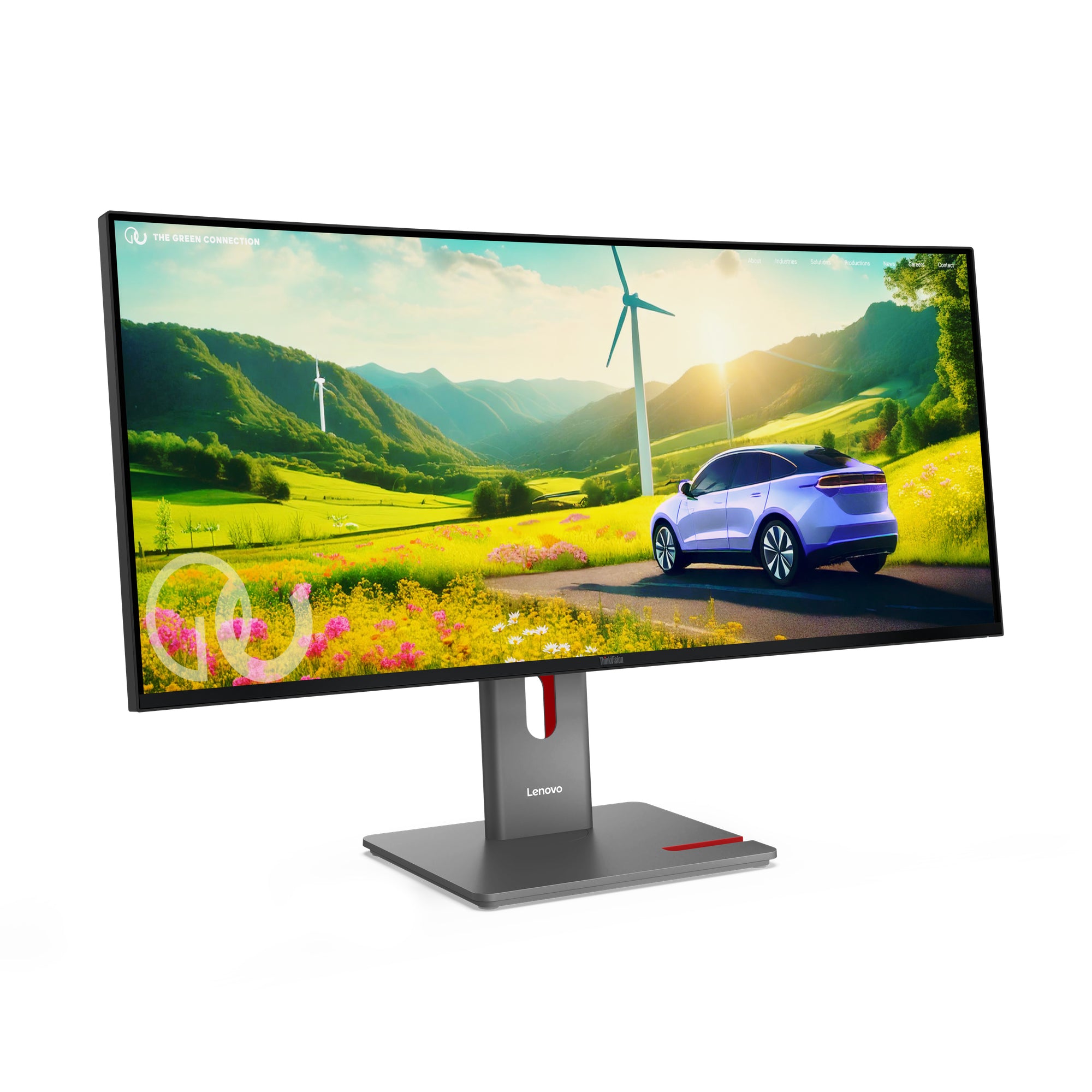 ThinkVision P34WD-40 - 34 pouces - Courbé - Écran LED UltraWide Quad HD - 3440x1440 - HAS / RJ45 / USB-C
