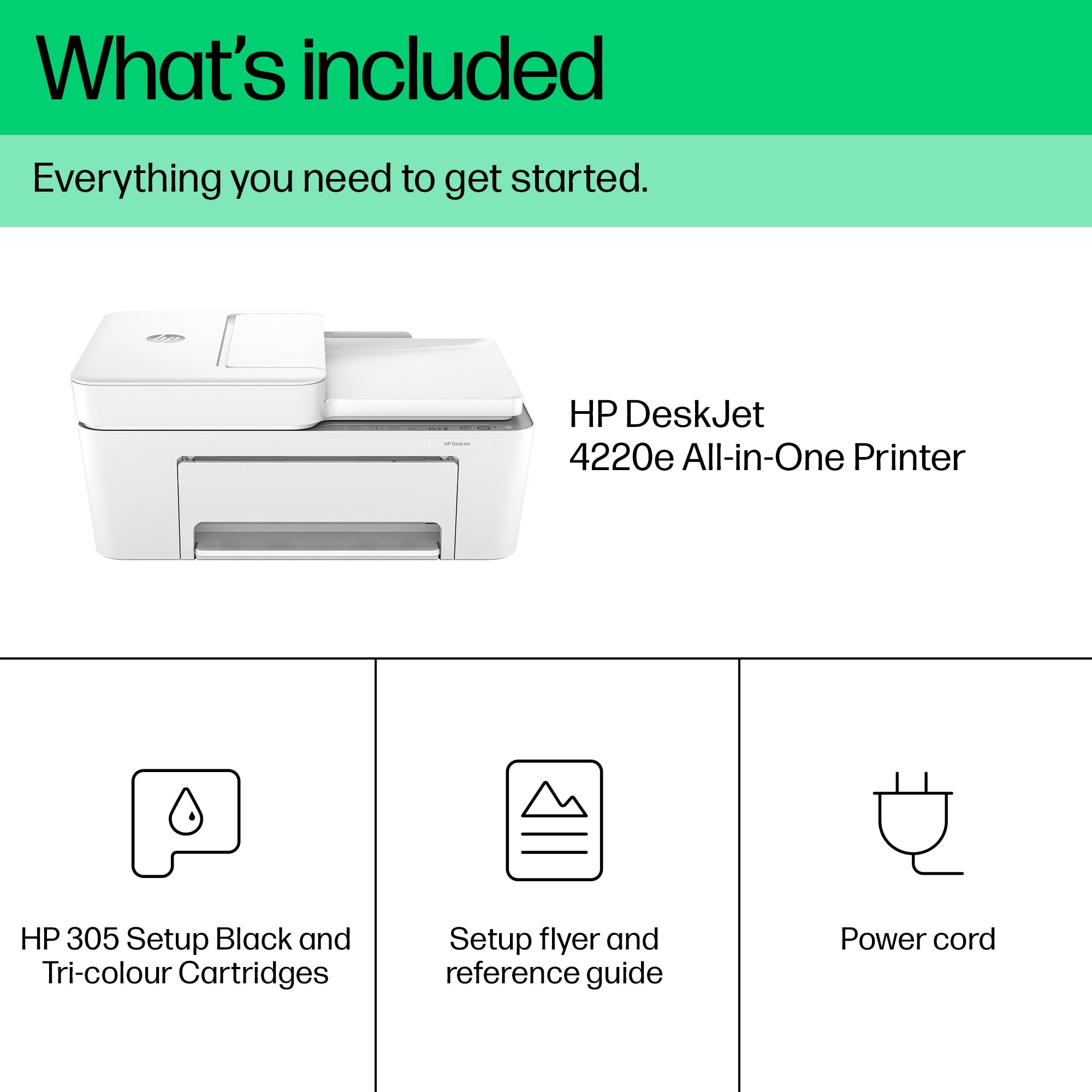 Imprimante tout-en-un HP DeskJet 4220E : EU-XMO2 588K4B#629