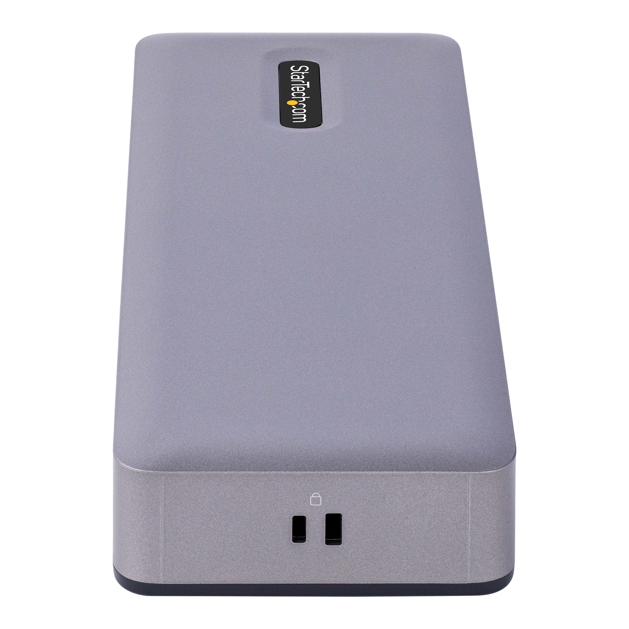 StarTech.com Station d'Accueil USB-C - Hub USB-C Multi-Moniteur HDMI/DP/DP Alt Mode - 3x 4K30 / 2x 4K60 - Dock USB 7 ports - 60W Power Delivery 3.0 - GbE - 3.5 Audio - Station d'Accueil Universelle DK31C3MNCRUE