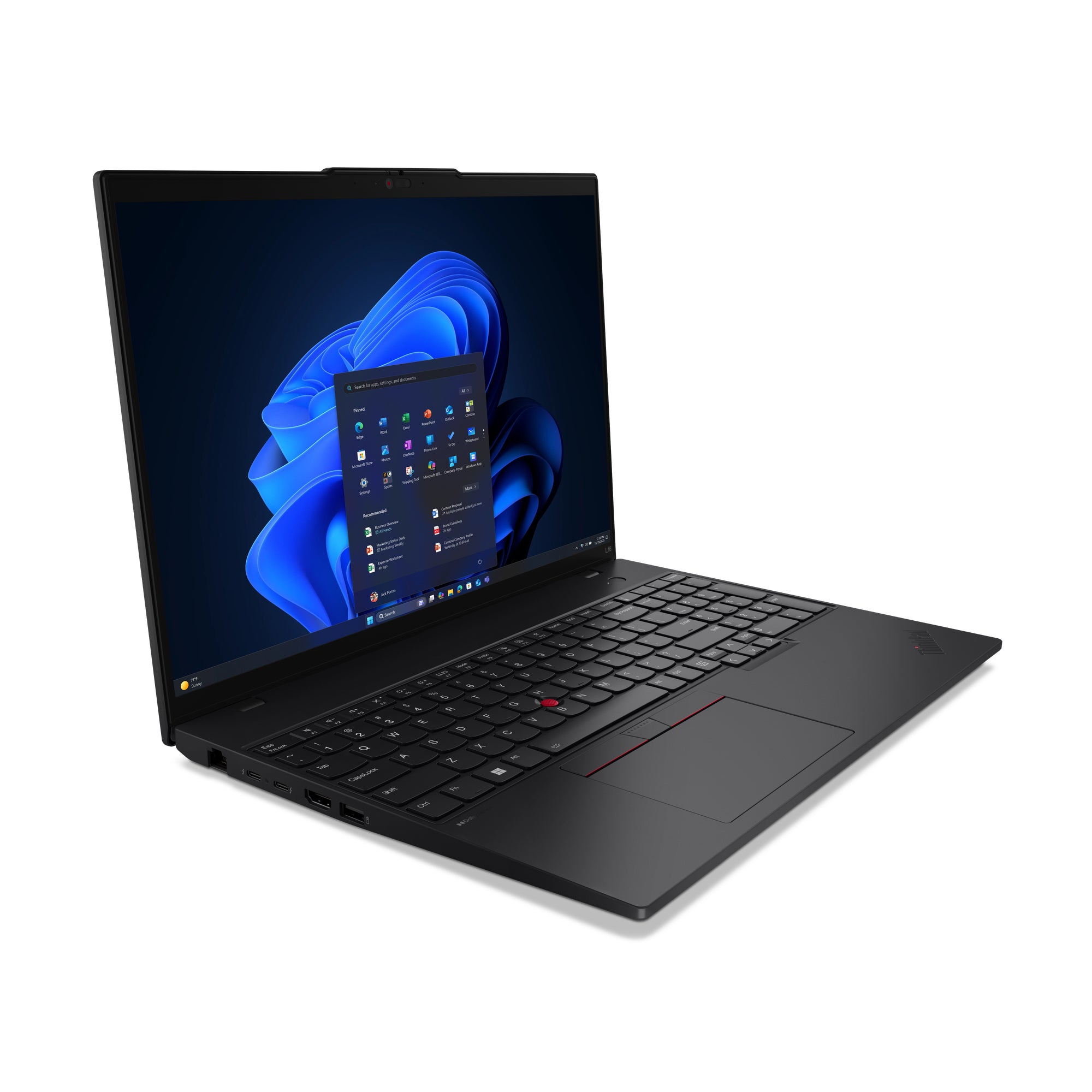 Lenovo ThinkPad L16 Gen 2 (Intel) Intel Core Ultra 5 225U Ordinateur portable 40,6 cm (16") WUXGA 16 Go DDR5-SDRAM 512 Go SSD Wi-Fi 6E (802.11ax) Windows 11 Pro Anglais Noir 21SA001MMH