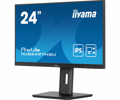 iiyama ProLite XUB2497HSU-B1 écran plat de PC 61 cm (24") 1920 x 1080 pixels Full HD LED Noir XUB2497HSU-B1
