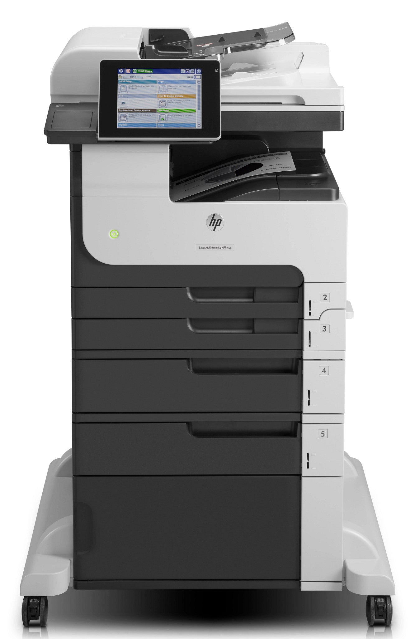 HP LaserJet Enterprise M725f Multifunction Black and white Printer, Ethernet Only; Copier, Scanner CF067A#B19