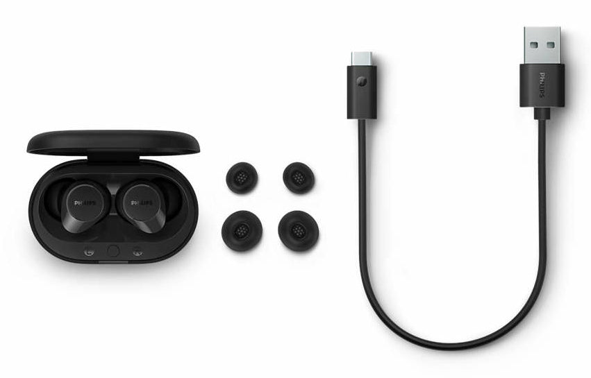 Philips TAT1209BK/00 casque True Wireless Stereo (TWS) Ecouteurs Appels/Musique Bluetooth Noir TAT1209BK/00