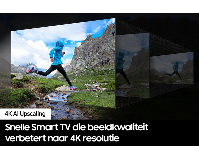Samsung QE65Q77DAT 165.1 cm (65") 4K Ultra HD Smart TV Wi-Fi Titanium QE65Q77DATXXN
