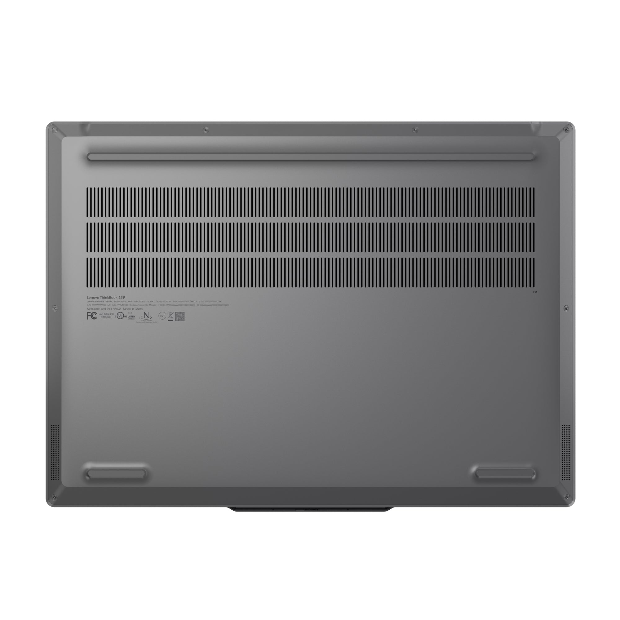 Lenovo ThinkBook 16p G5 IRX Intel® Core™ i7 i7-14650HX Ordinateur portable 40,6 cm (16") WQXGA 16 Go DDR5-SDRAM 512 Go SSD NVIDIA GeForce RTX 4060 Wi-Fi 6E (802.11ax) Windows 11 Pro Belge Gris