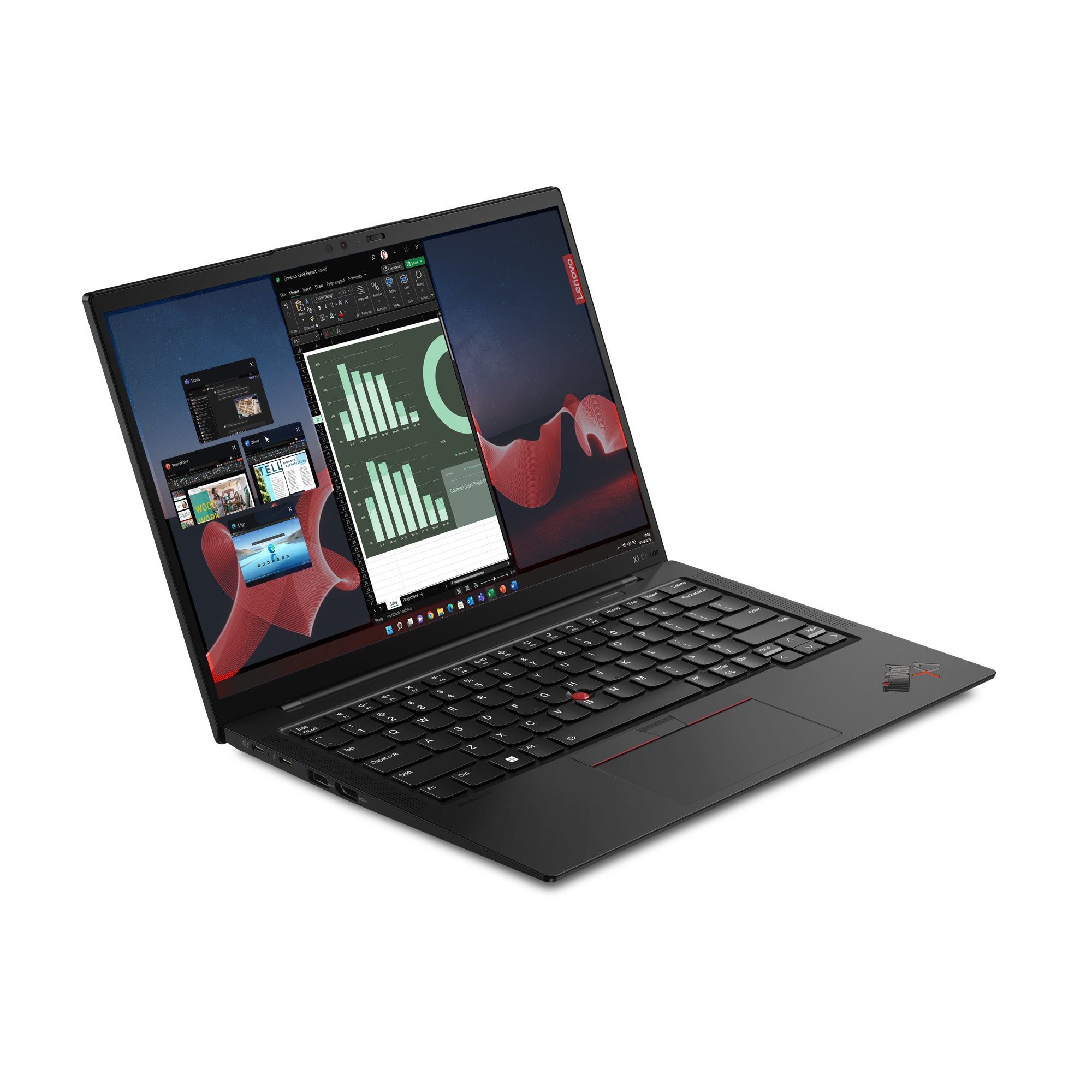 Lenovo ThinkPad X1 Carbon Gen 11 Intel® Core™ i5 i5-1335U Ordinateur portable 35,6 cm (14") WUXGA 16 Go LPDDR5-SDRAM 512 Go SSD Wi-Fi 6E (802.11ax) Windows 11 Pro Anglais Noir