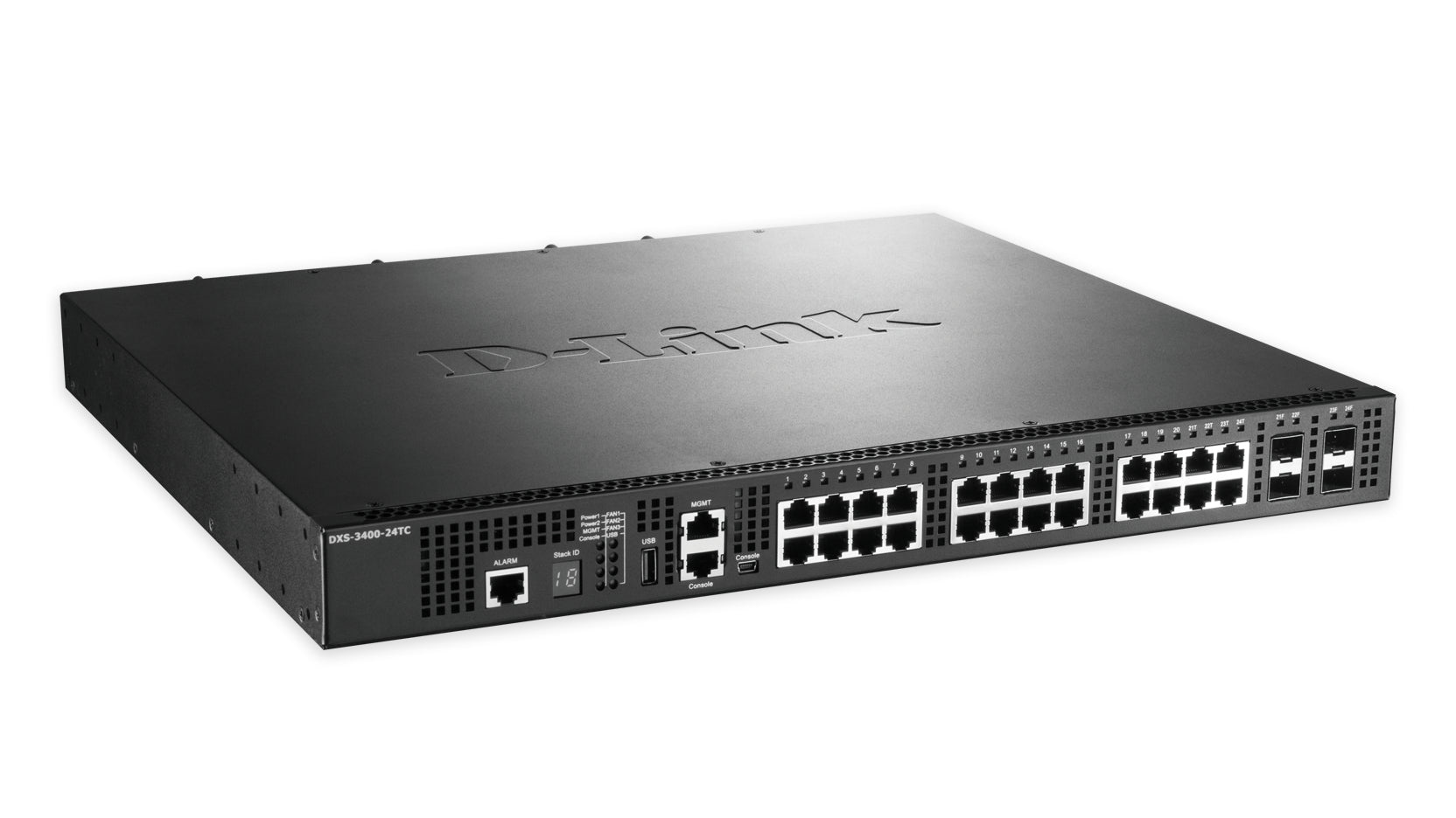 D-Link DXS-3400-24TC commutateur réseau Géré L3 Gigabit Ethernet (10/100/1000) 1U Noir DXS-3400-24TC