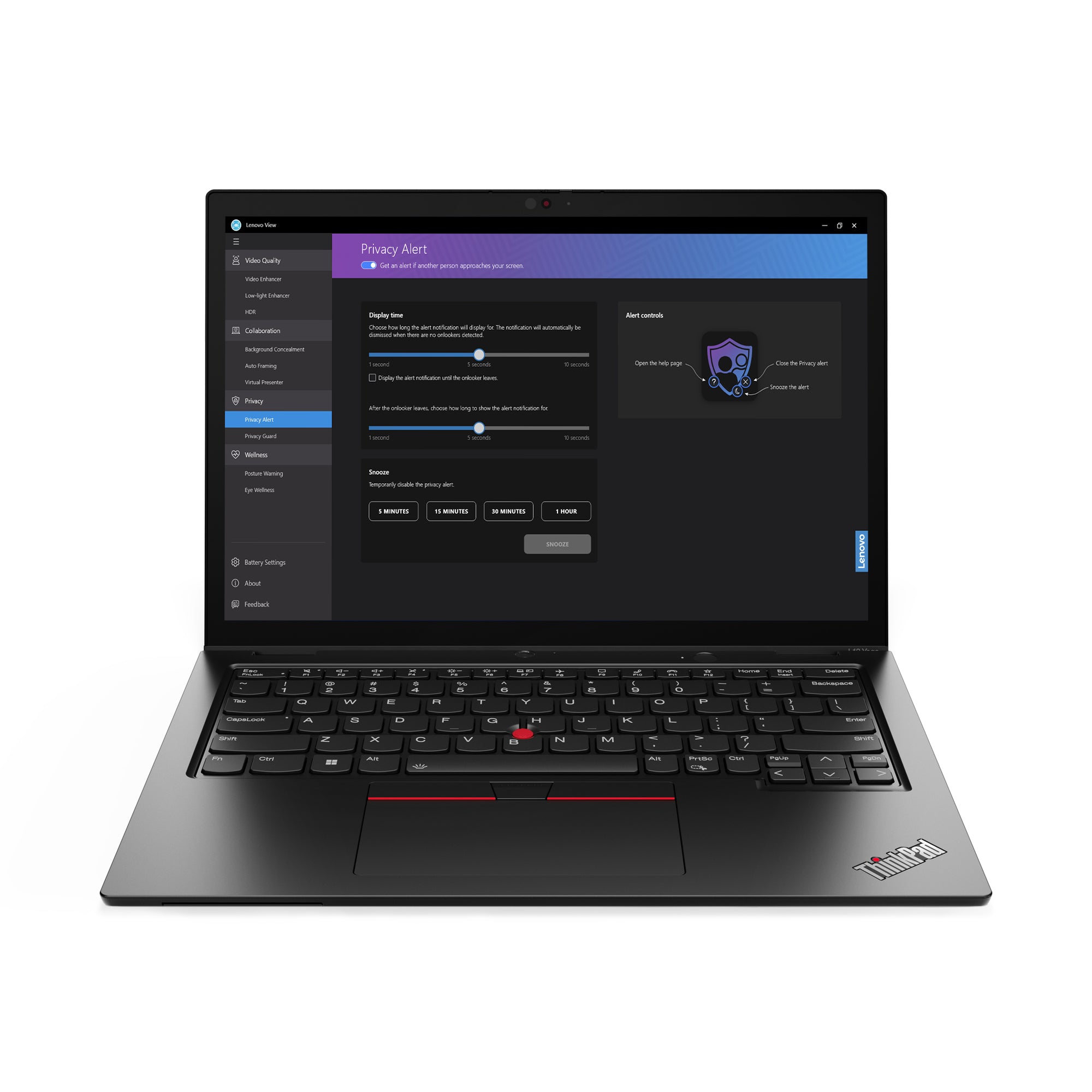Lenovo ThinkPad L13 Yoga Gen 4 (Intel) Intel® Core™ i7 i7-1355U Hybride (2-en-1) 33,8 cm (13.3") Écran tactile WUXGA 16 Go LPDDR5-SDRAM 512 Go SSD Wi-Fi 6 (802.11ax) Windows 11 Pro Anglais britannique Noir