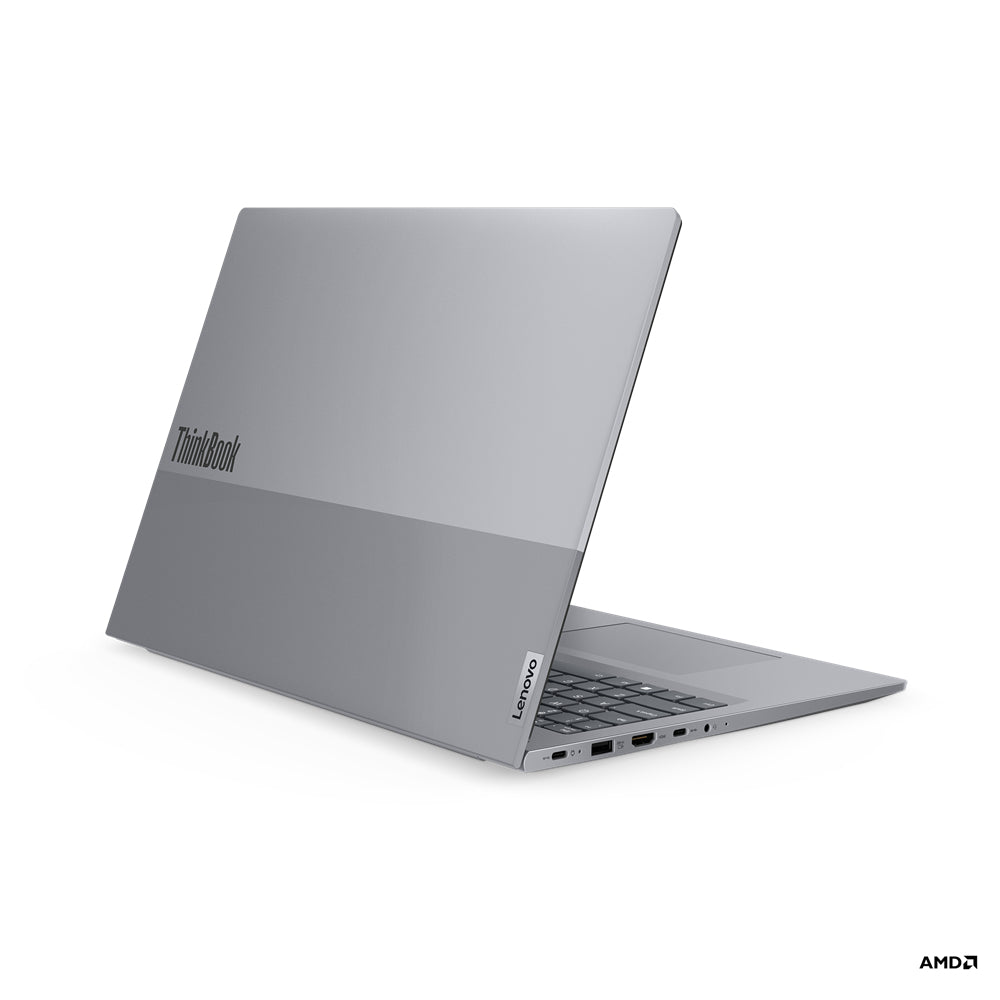 Lenovo ThinkBook 16 G6 ABP AMD Ryzen™ 7 7730U Ordinateur portable 40,6 cm (16") WUXGA 16 Go DDR4-SDRAM 512 Go SSD Wi-Fi 6 (802.11ax) Windows 11 Pro Français Gris