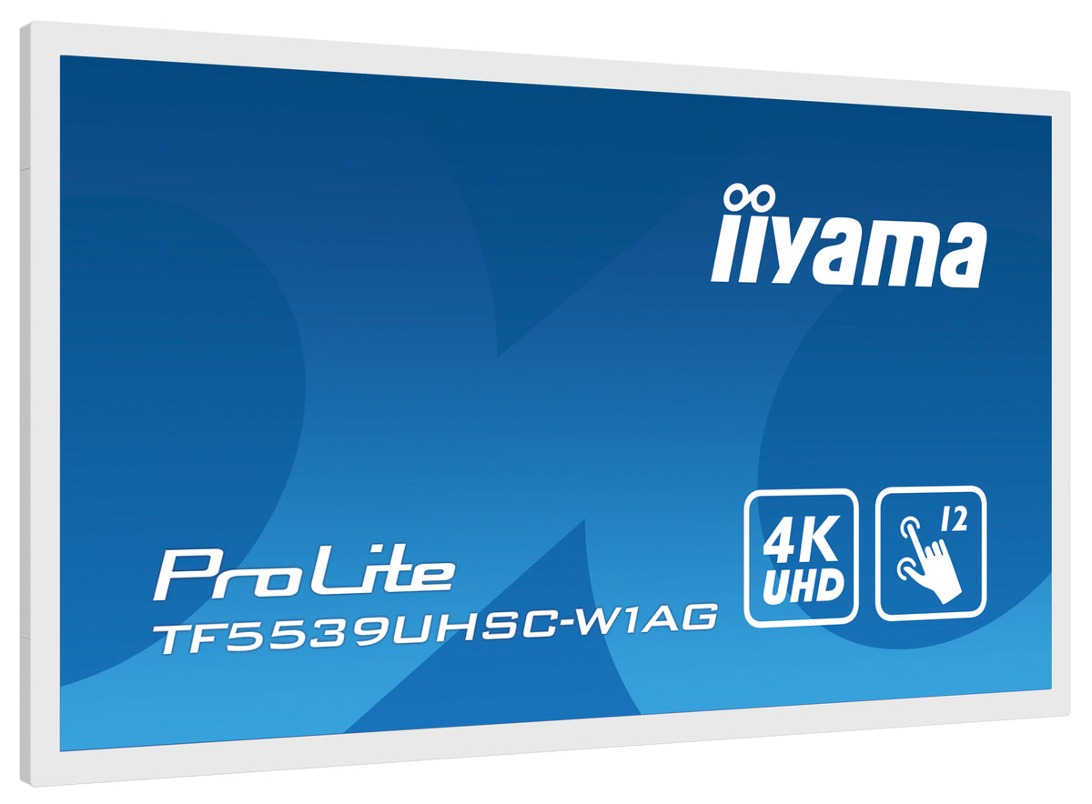 IIYAMA ProLite TF5539UHSC-W1AG 55″ 4K UHD IPS Tactile – Blanc Anti-Reflet
