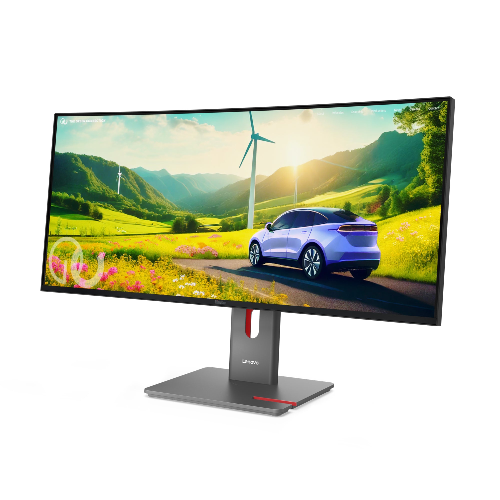 ThinkVision P34WD-40 - 34 pouces - Courbé - Écran LED UltraWide Quad HD - 3440x1440 - HAS / RJ45 / USB-C