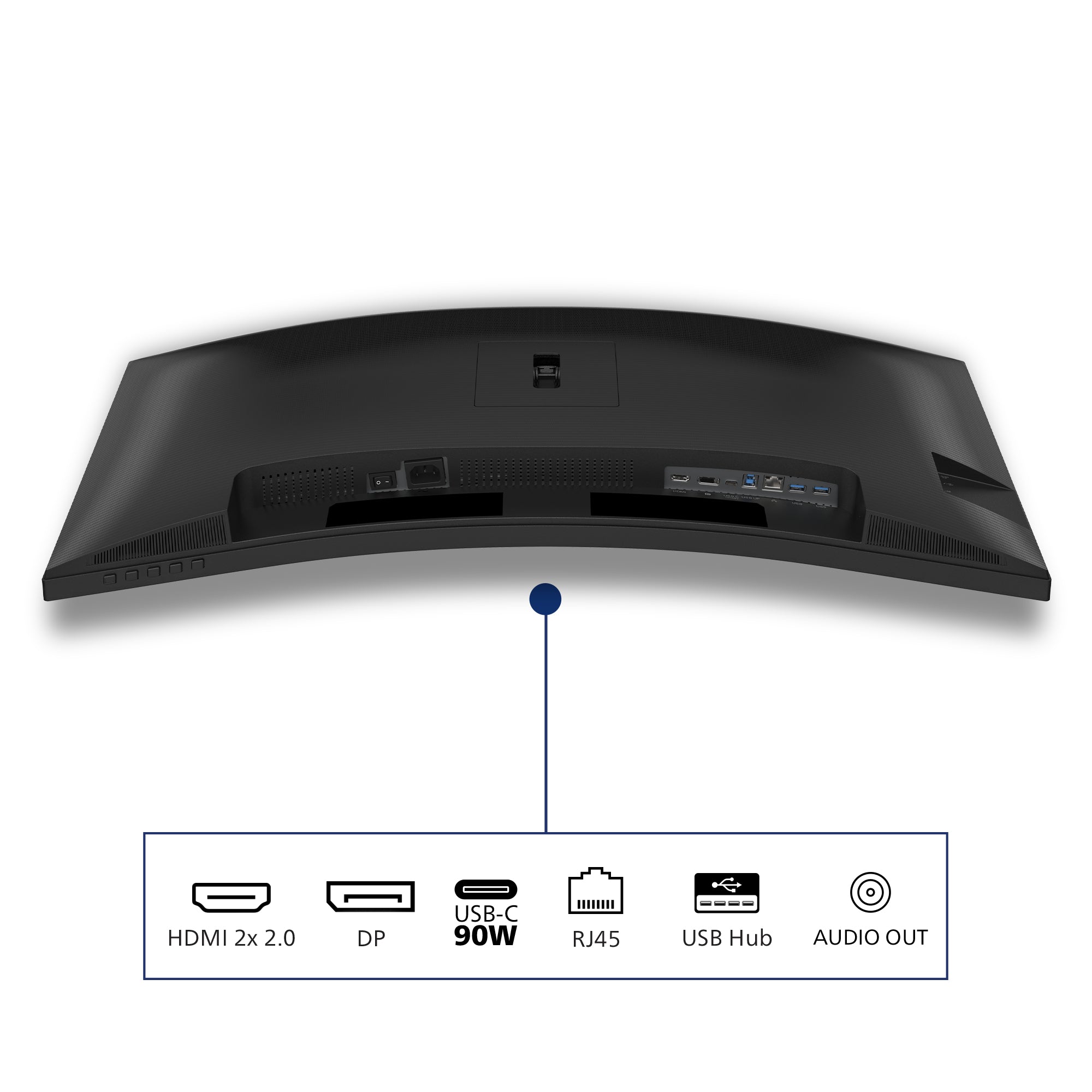 Philips 3000 series 34B2U3600C/00 écran plat de PC 86,4 cm (34") 3440 x 1440 pixels Wide Quad HD LCD Noir 34B2U3600C/00