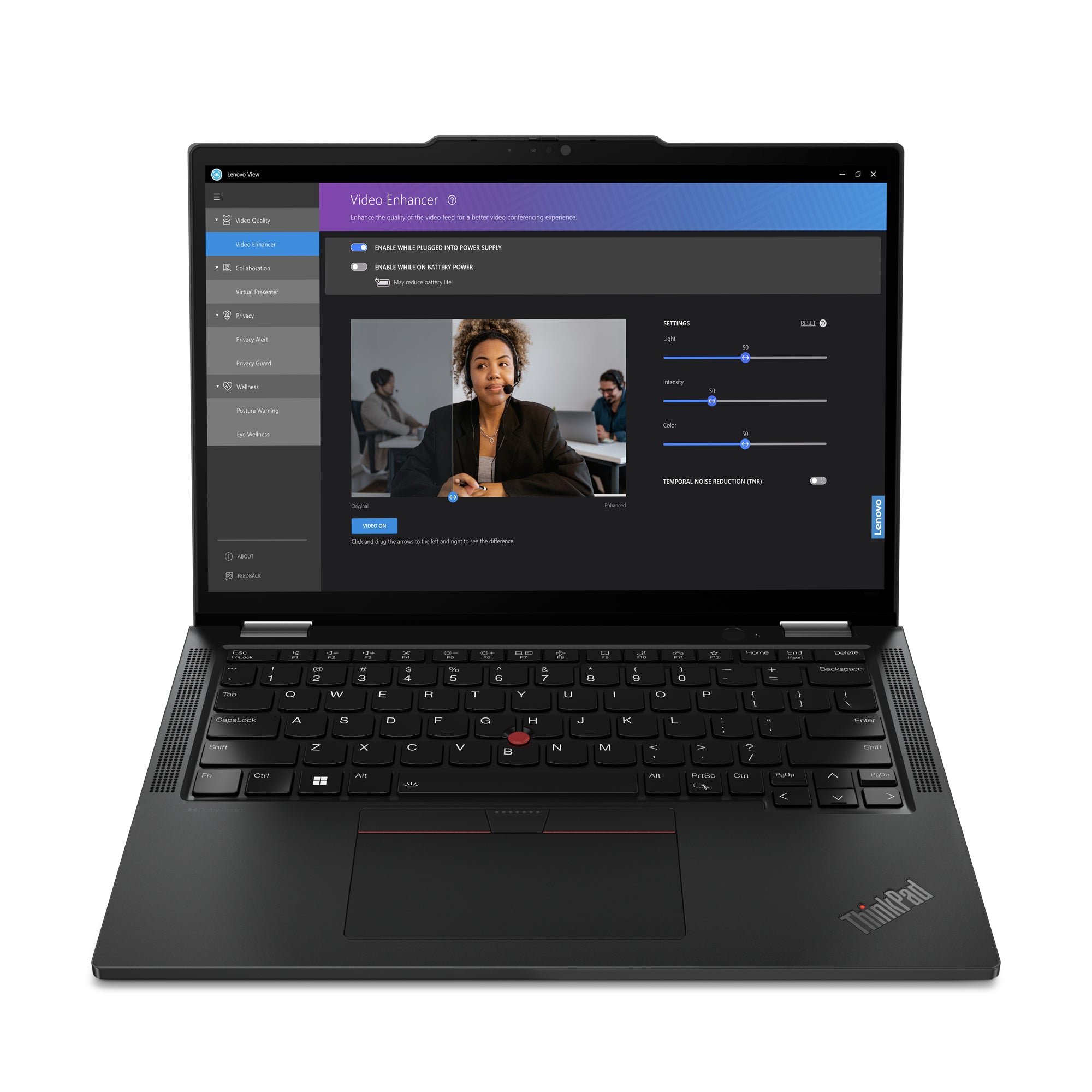 Lenovo ThinkPad X13 Yoga Gen 4 Intel® Core™ i5 i5-1335U Hybride (2-en-1) 33,8 cm (13.3") Écran tactile WUXGA 16 Go LPDDR5-SDRAM 256 Go SSD Wi-Fi 6E (802.11ax) Windows 11 Pro Anglais britannique Noir