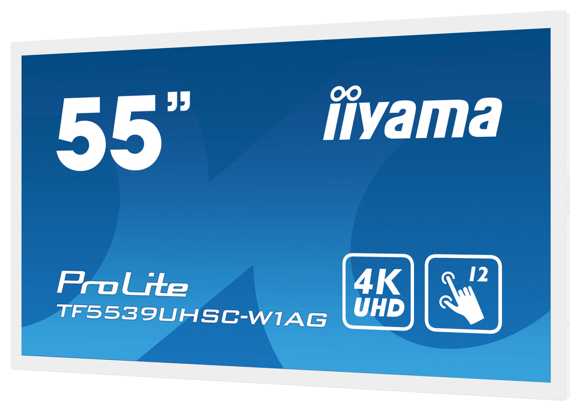 IIYAMA ProLite TF5539UHSC-W1AG 55″ 4K UHD IPS Tactile – Blanc Anti-Reflet