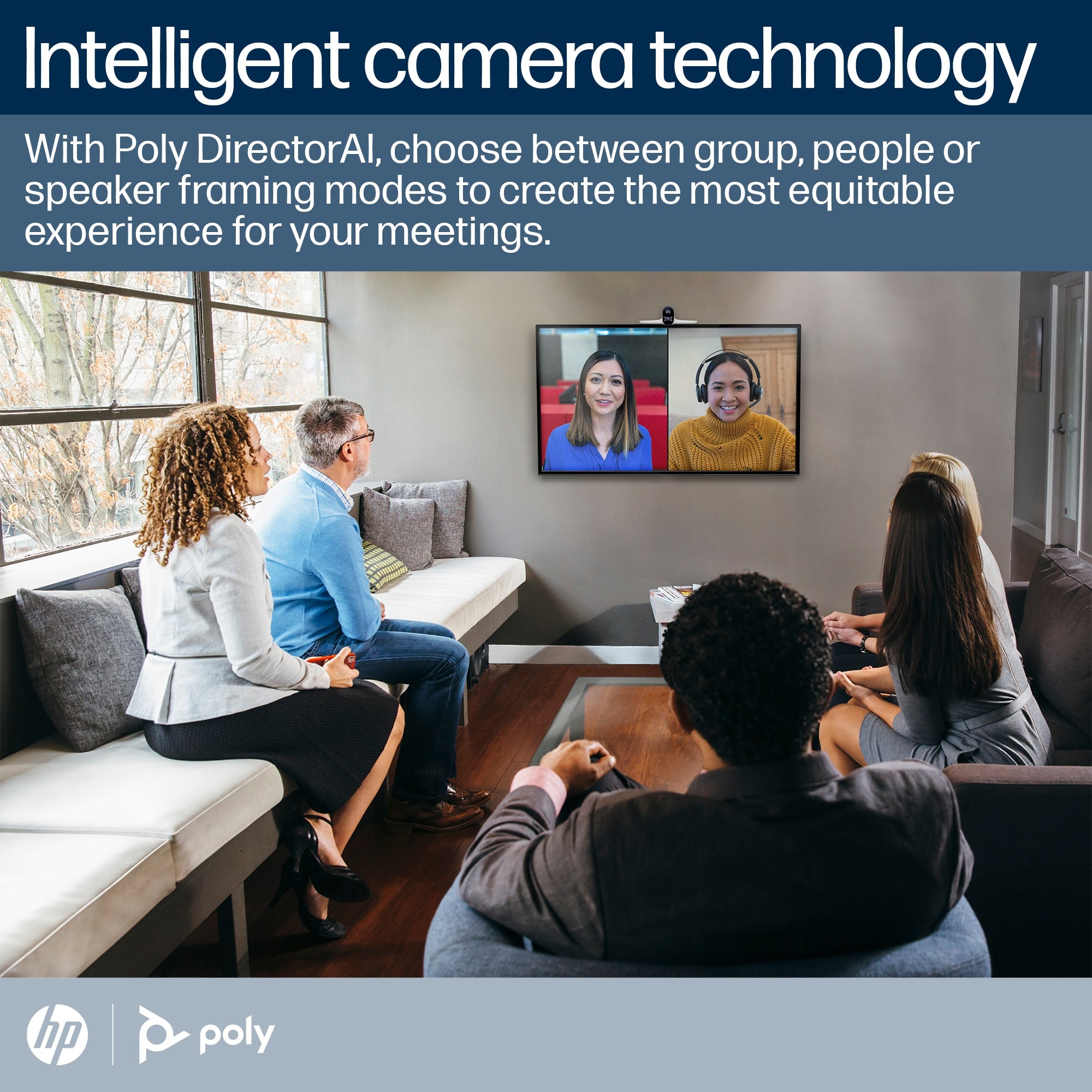 Poly Caméra intelligente Studio E70
