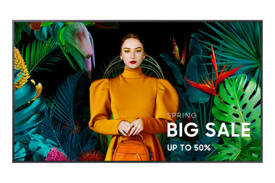 Samsung QH75C 75" 4K UHD Digital Signage Display Noir