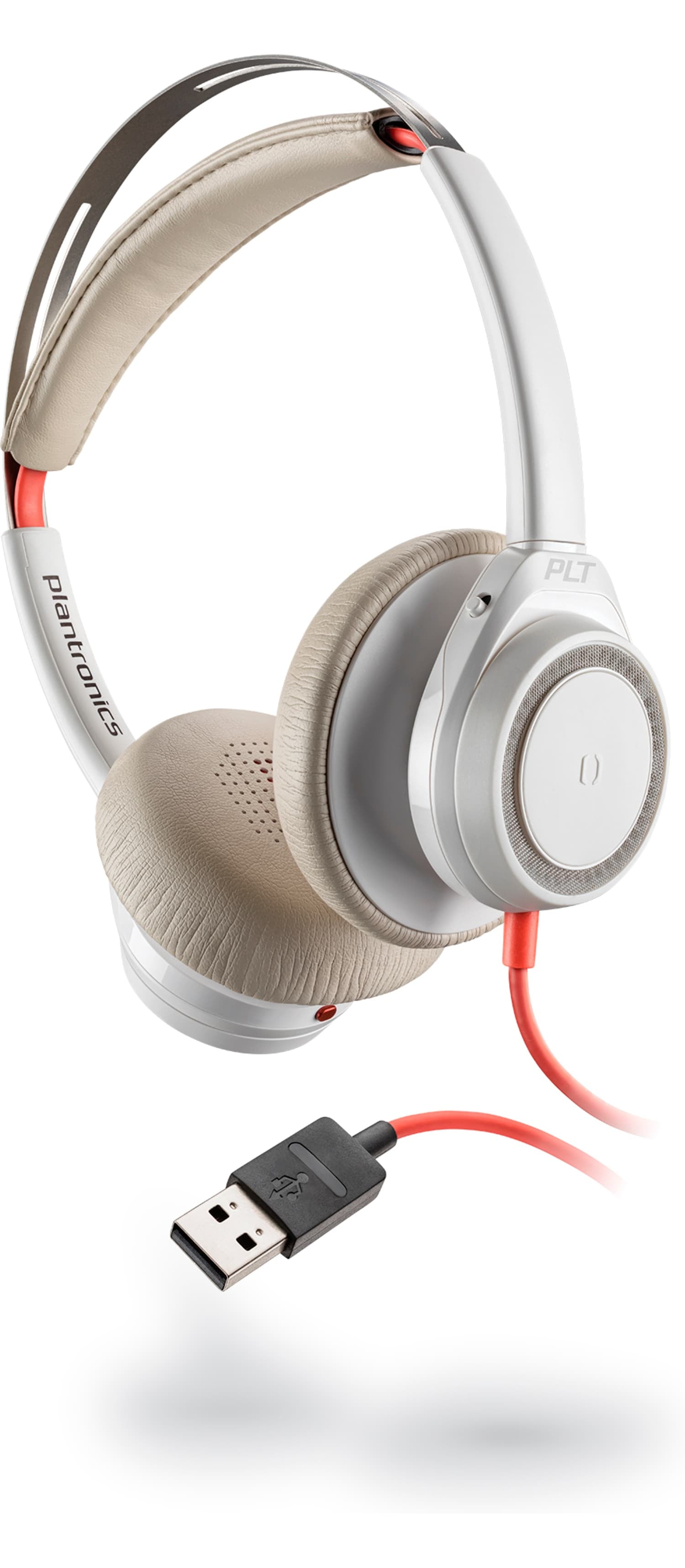 Poly Blackwire 7225 Casque Avec fil Arceau Appels/Musique USB Type-C Blanc