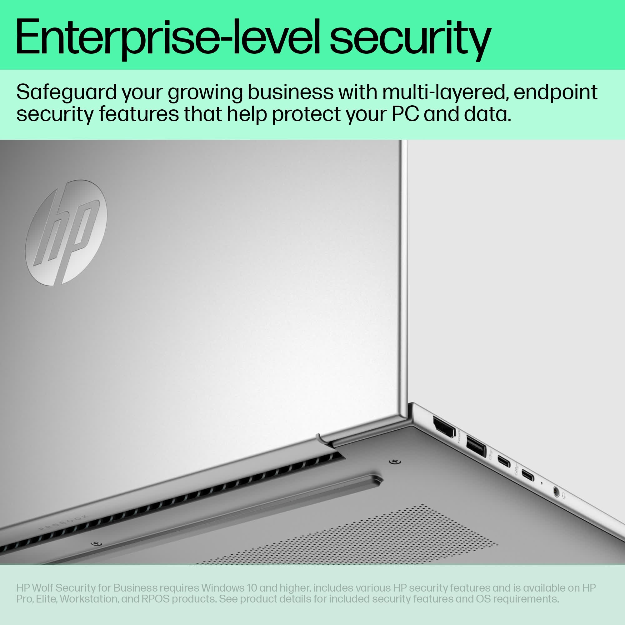 HP ProBook 440 G11 Intel Core Ultra 5 125U Ordinateur portable 35,6 cm (14") WUXGA 16 Go DDR5-SDRAM 512 Go SSD Wi-Fi 6E (802.11ax) Windows 11 Pro AI PC Argent