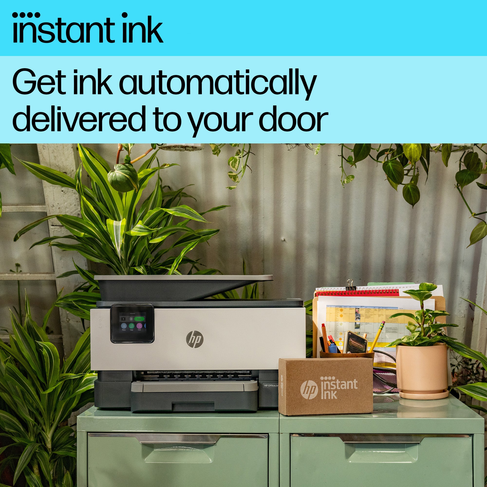 HP OfficeJet Pro 9125e Sans fil All-in-One Couleur Imprimante, Instant Ink; Impression recto-verso 403X5B#687