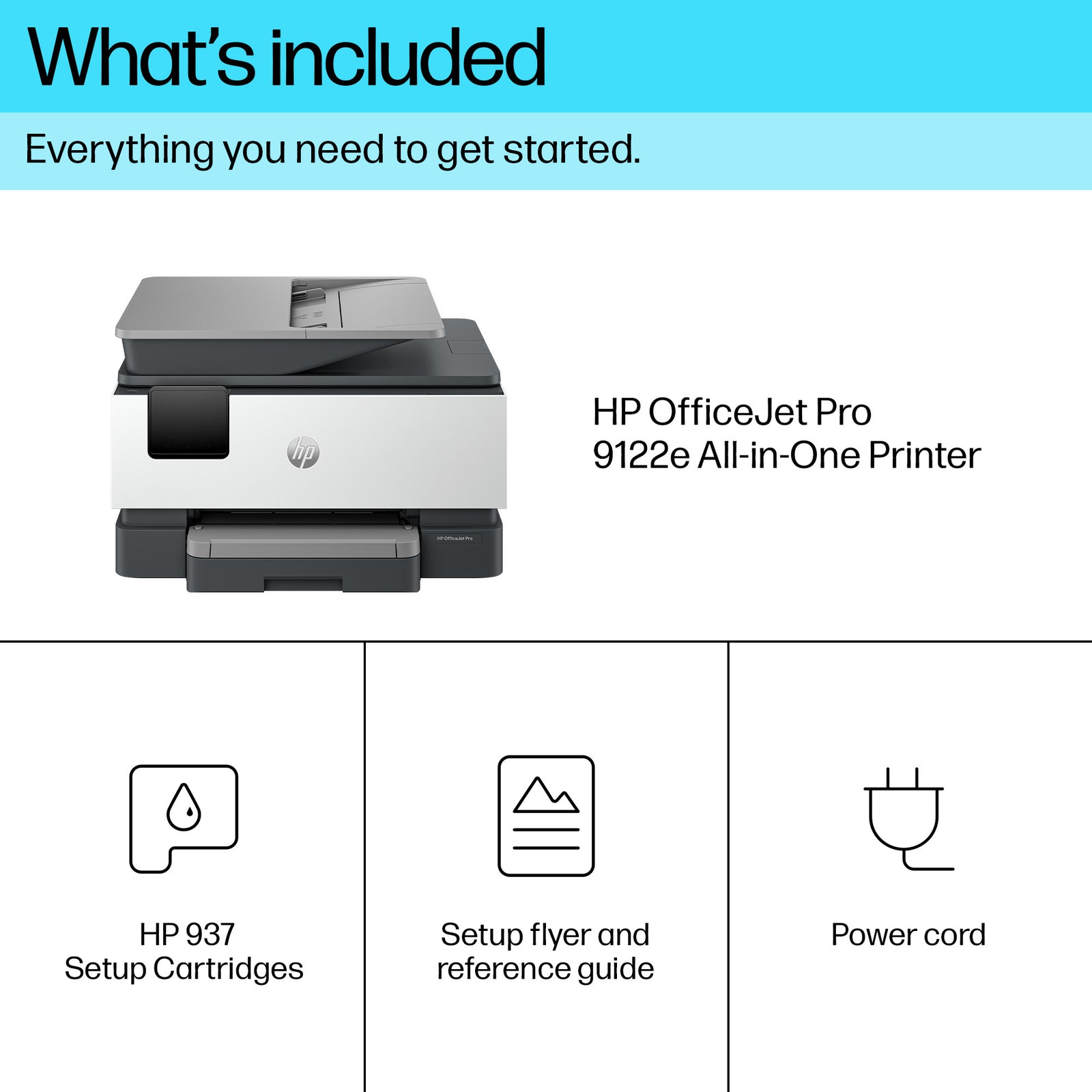 HP OfficeJet Pro 9122e Imprimante Tout-en-un 403X7B#629 - Couleur, 22 ppm