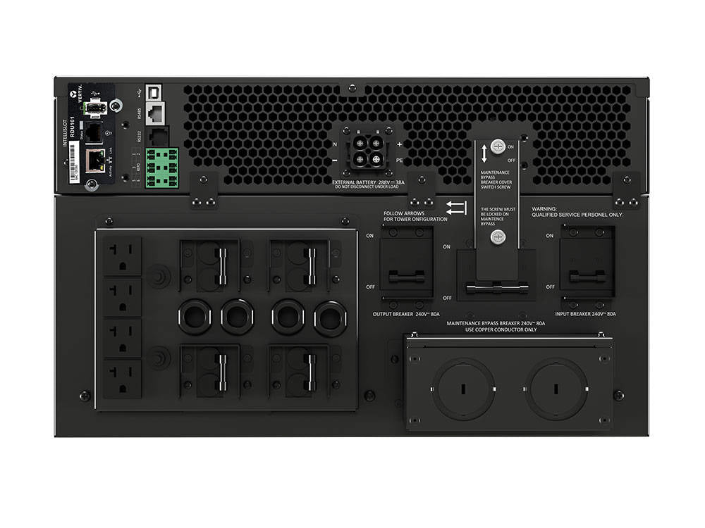 Vertiv Liebert Onduleur GXT5 – 8 000 VA/8 000 W | 230 V | Rack/Tour | Energy Star |