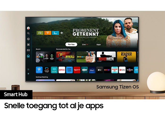 Samsung QE65Q77DAT 165.1 cm (65") 4K Ultra HD Smart TV Wi-Fi Titanium QE65Q77DATXXN