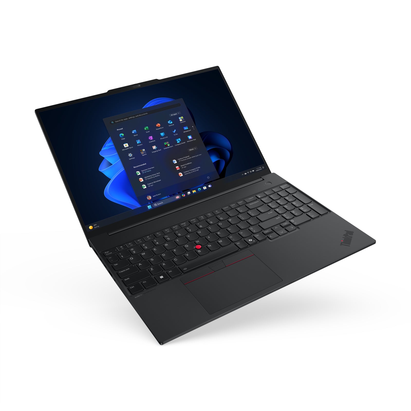 LENOVO ThinkPad E16 Gen 3, 16", Intel Core Ultra 7 255H, 16Go RAM, 512Go SSD, AZERTY Keyboard (Belgian), 21SR002FMB
