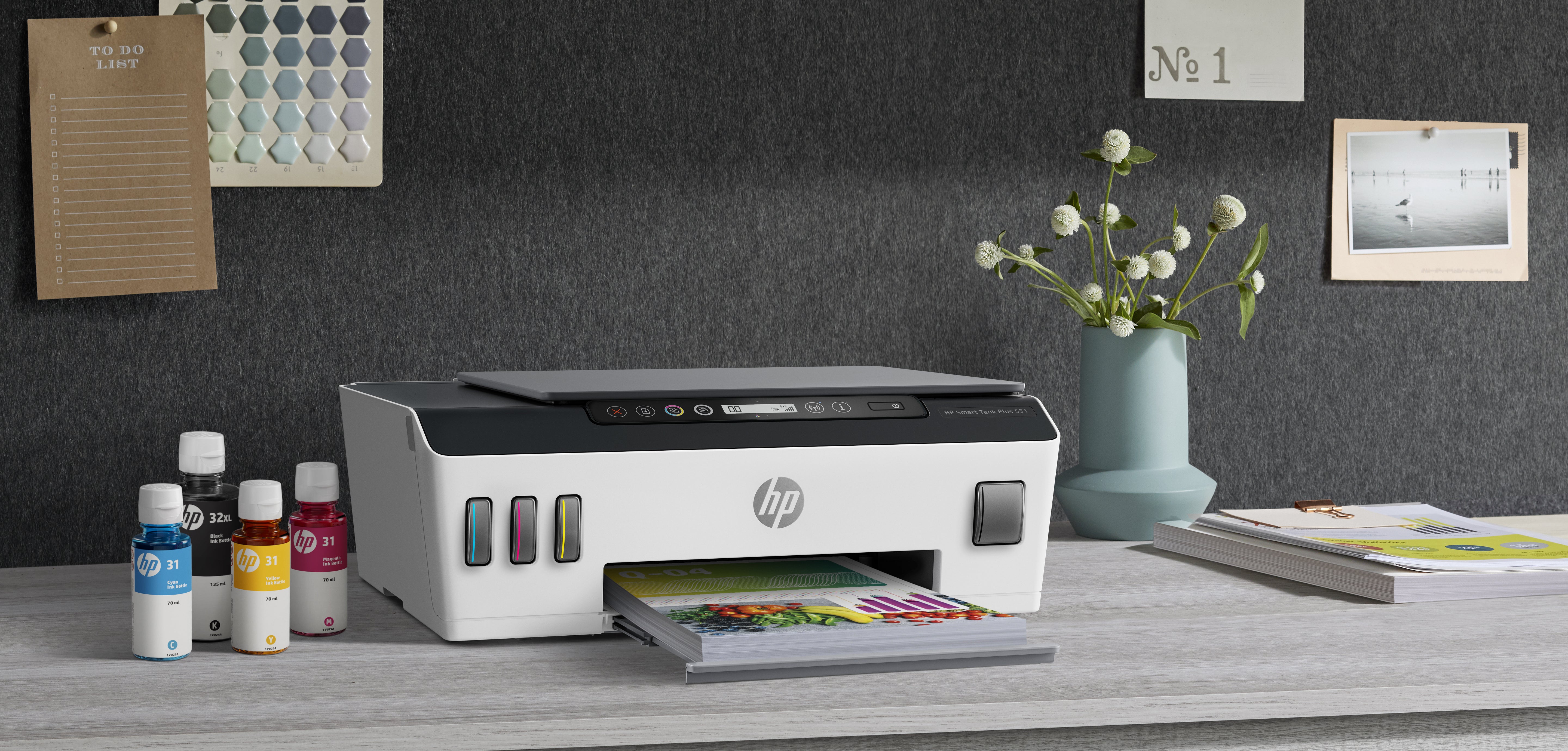 HP Smart Tank Plus 559 Sans fil All-in-One Couleur Imprimante, Copieur, Scanner