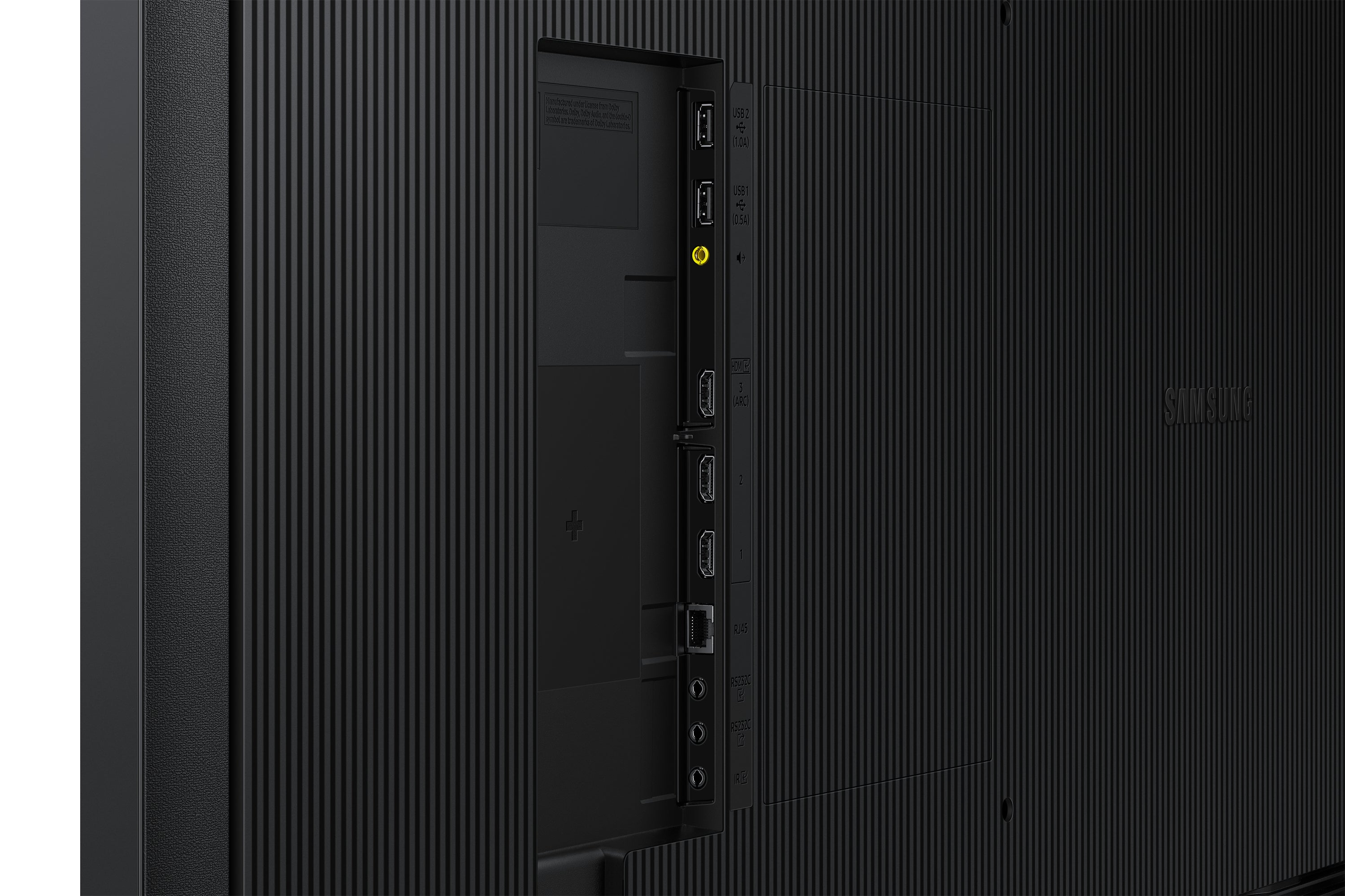 Samsung QB85C Écran plat de signalisation numérique 2,16 m (85") LCD Wifi 350 cd/m² 4K Ultra HD Noir Intégré dans le processeur Tizen 16/7 LH85QBCEBGCXEN