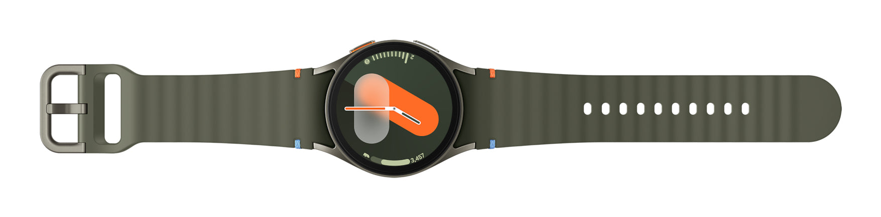 Samsung Galaxy Watch7 3,3 cm (1.3") AMOLED 40 mm Numérique 432 x 432 pixels Écran tactile Vert Wifi GPS (satellite) SM-L300NZGAEUB