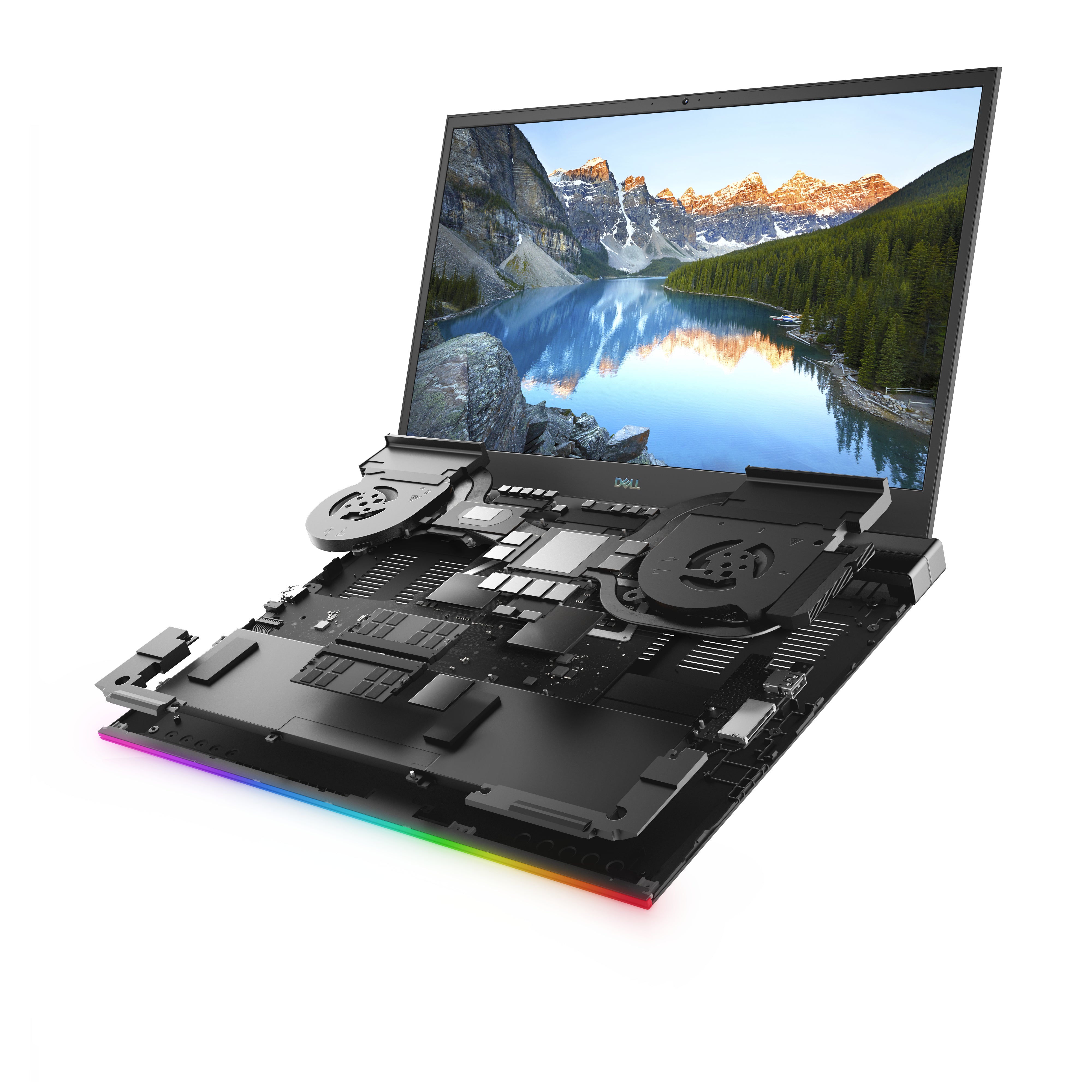 DELL G7 7700 Intel® Core™ i7 i7-10750H Ordinateur portable 43,9 cm (17.3") Full HD 16 Go DDR4-SDRAM 1 To SSD NVIDIA® GeForce RTX™ 2060 Wi-Fi 6 (802.11ax) Windows 10 Home Français Noir, Gris