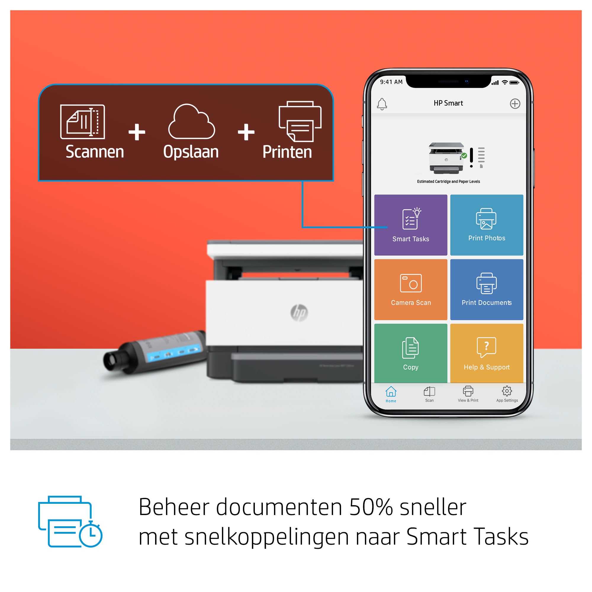 HP Neverstop Laser Imprimante multifonction 1202nw 5HG93A