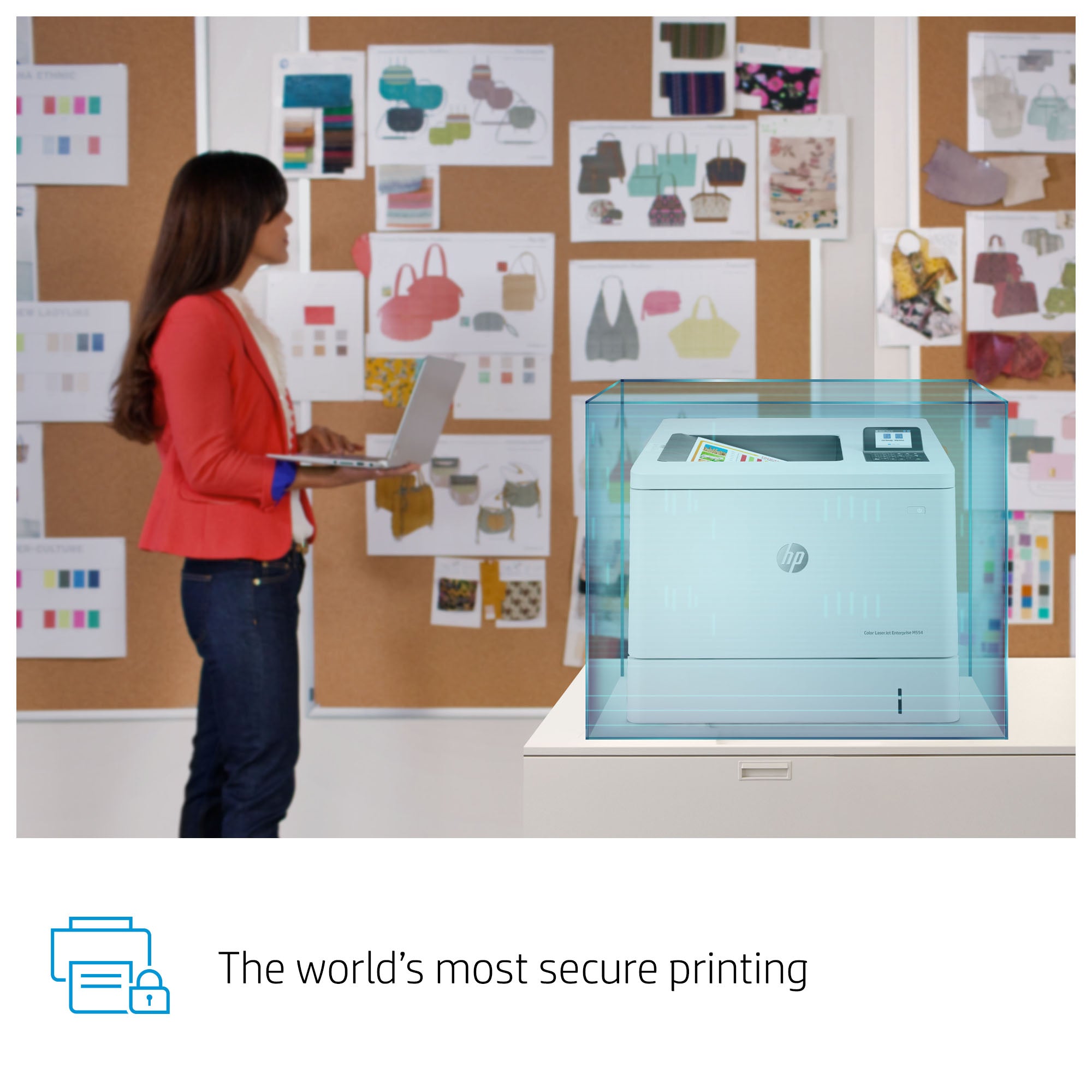 HP Color LaserJet Enterprise LaserJet Enterprise M554dn Couleur Imprimante, Ethernet uniquement; Recto verso