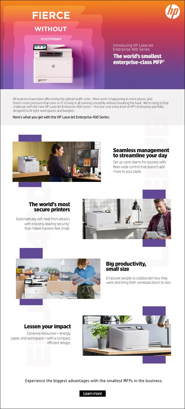 HP Color LaserJet Enterprise MFP M480f, Kleur, Printer voor Bedrijf, Printen, kopiëren, scannen, faxen, Compact formaat; Optimale beveiliging; Dubbelzijdig printen; Automatische documentinvoer voor 50 vellen; Energiezuinig
