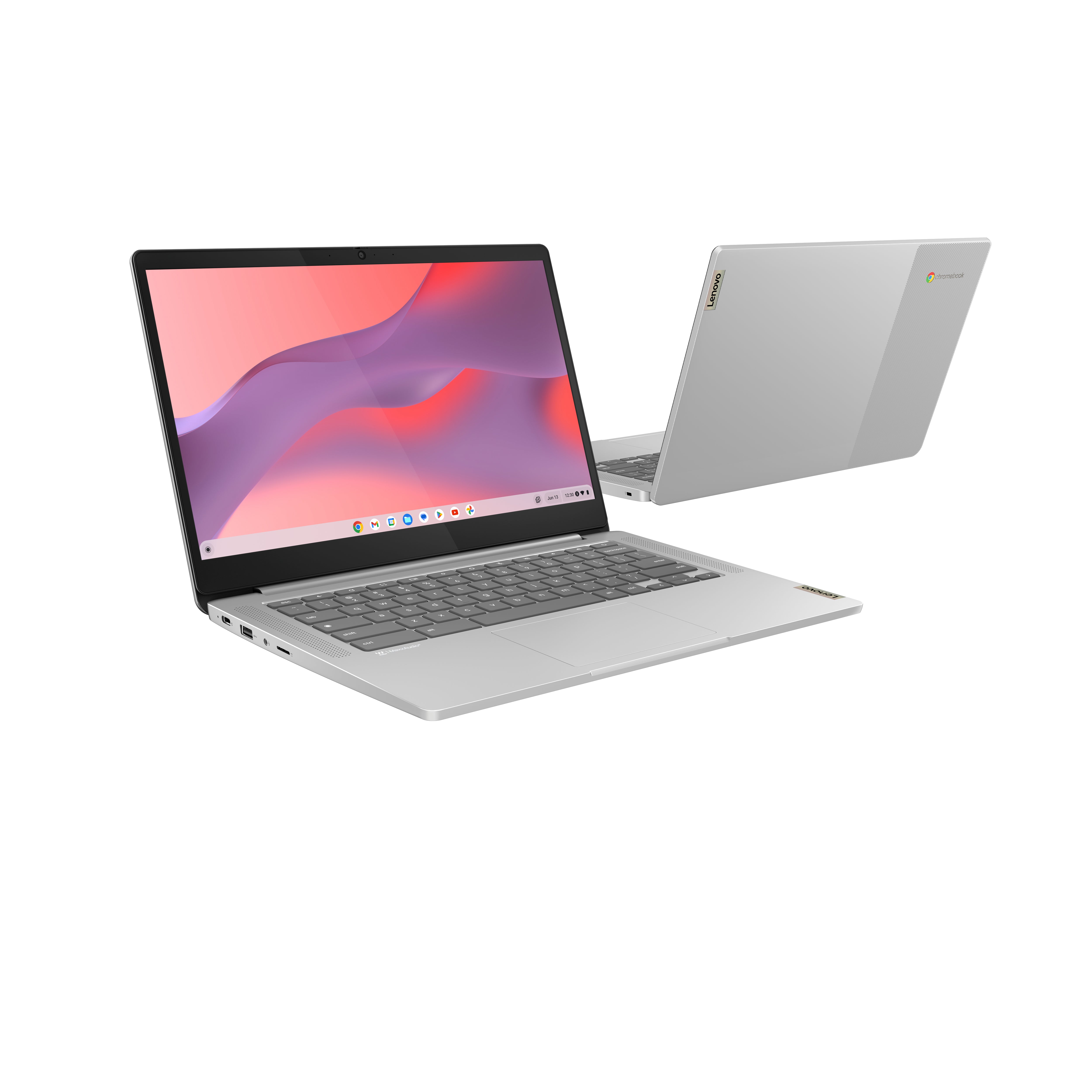 Lenovo IdeaPad Slim 3 Chrome 14M868 MediaTek Kompanio 520 Chromebook 35,6 cm (14") Full HD 4 Go LPDDR4x-SDRAM 128 Go eMMC Wi-Fi 6 (802.11ax) ChromeOS Français Gris