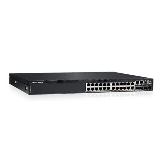 DELL N-Series N3224P-ON Géré L2 Gigabit Ethernet (10/100/1000) Connexion Ethernet, supportant l'alimentation via ce port (PoE) 1U Noir 210-ASPU