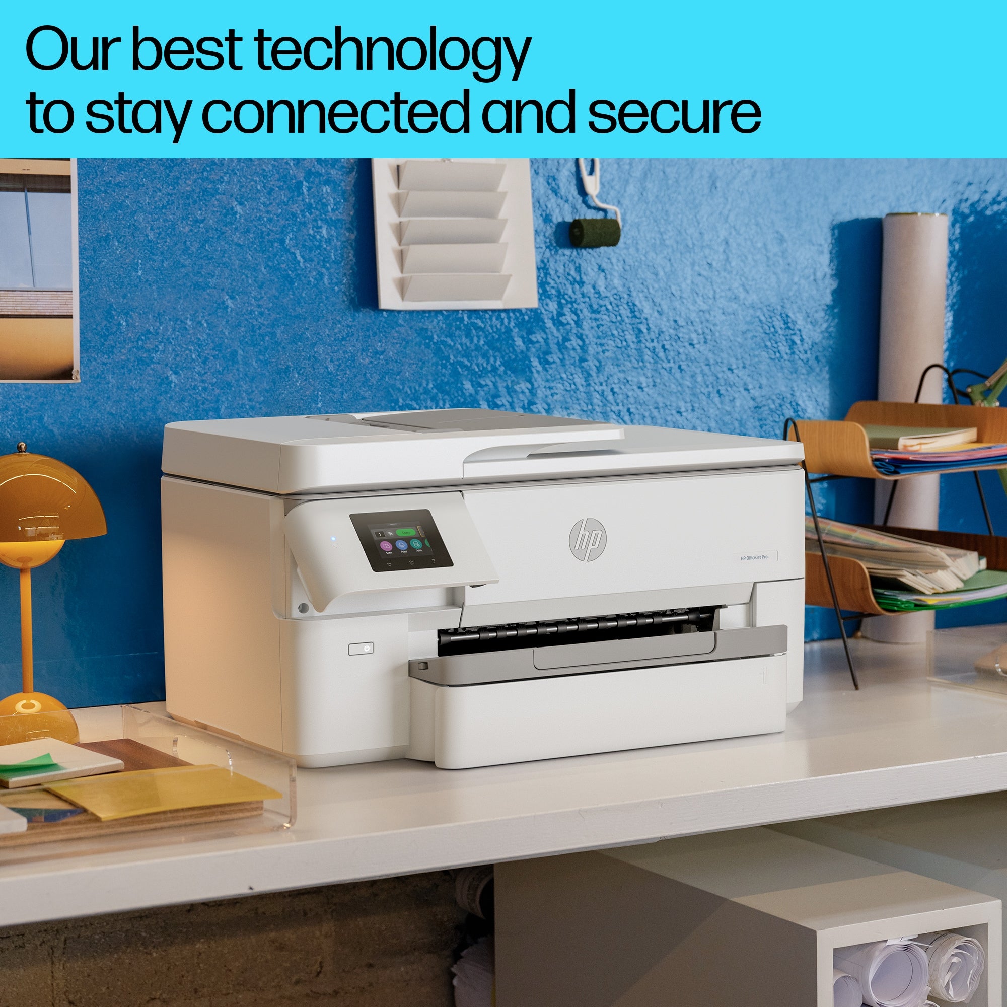 HP OfficeJet Pro 9720e Sans fil All-in-One Couleur Imprimante, Impression recto-verso; copieur, scanner